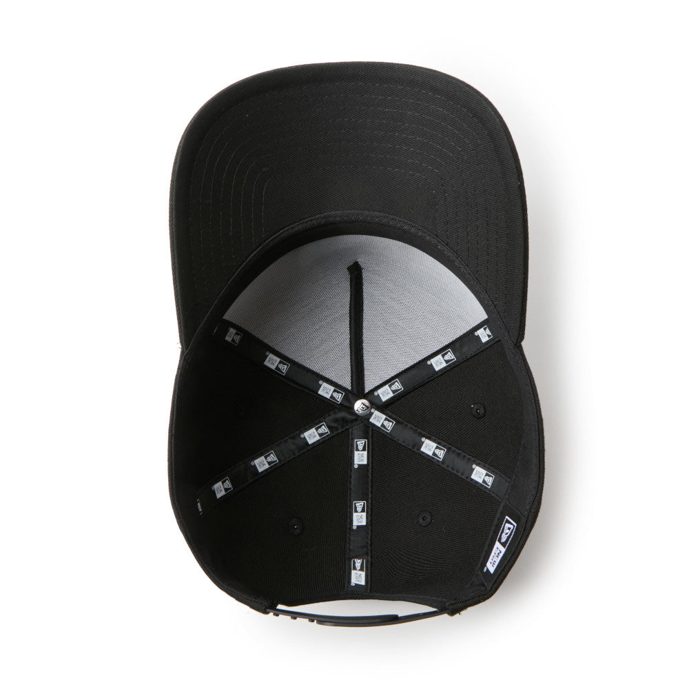 New Era Wordmark Flag Logo Black 9FORTY A-Frame Adjustable Cao