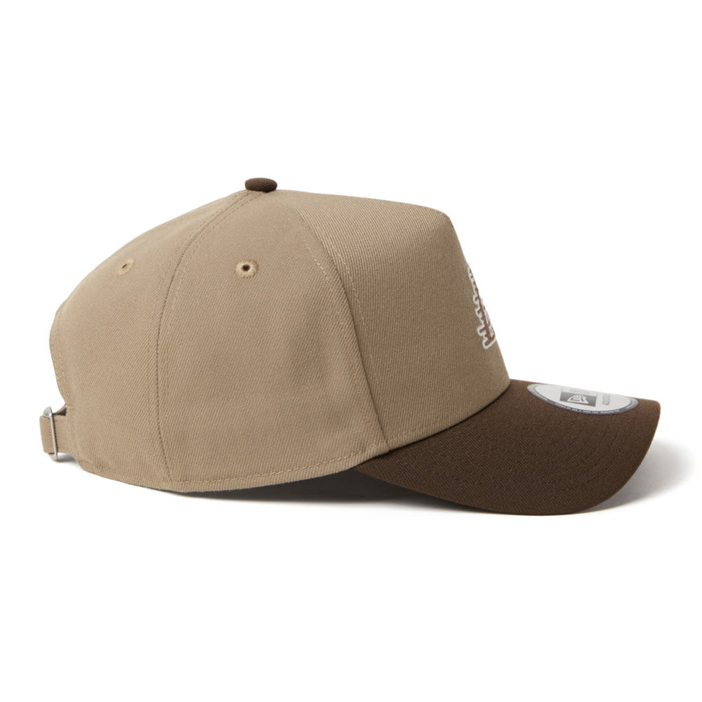 New Era Los Angeles Lakers Two Tone Khaki Walnut 9FORTY A-Frame Adjustable Cap