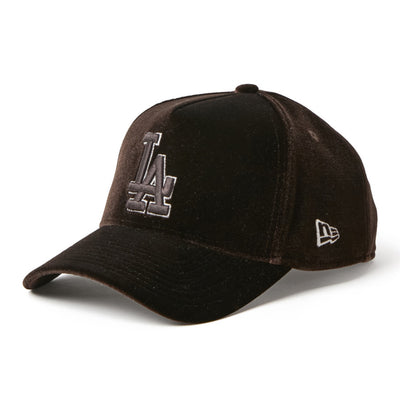New Era Los Angeles Dodgers Velvet Brown 9FORTY A-Frame Adjustable Cap