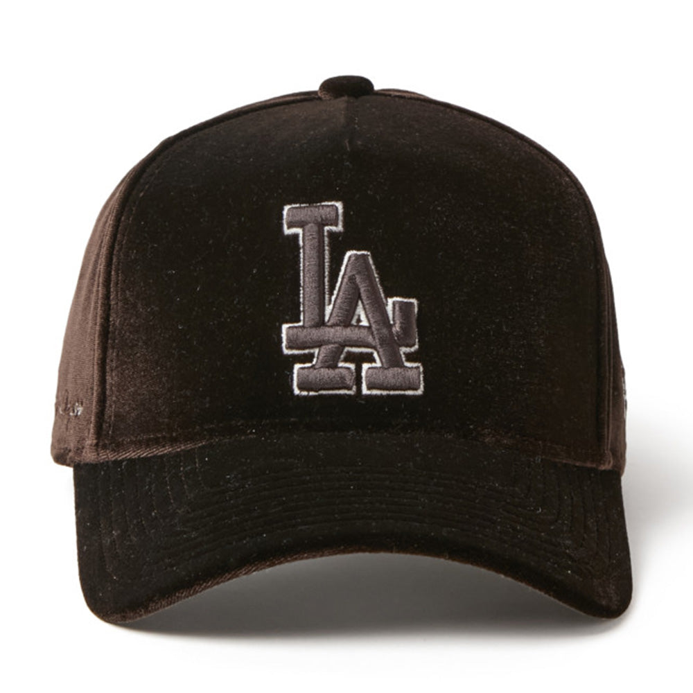 New Era Los Angeles Dodgers Velvet Brown 9FORTY A-Frame Adjustable Cap