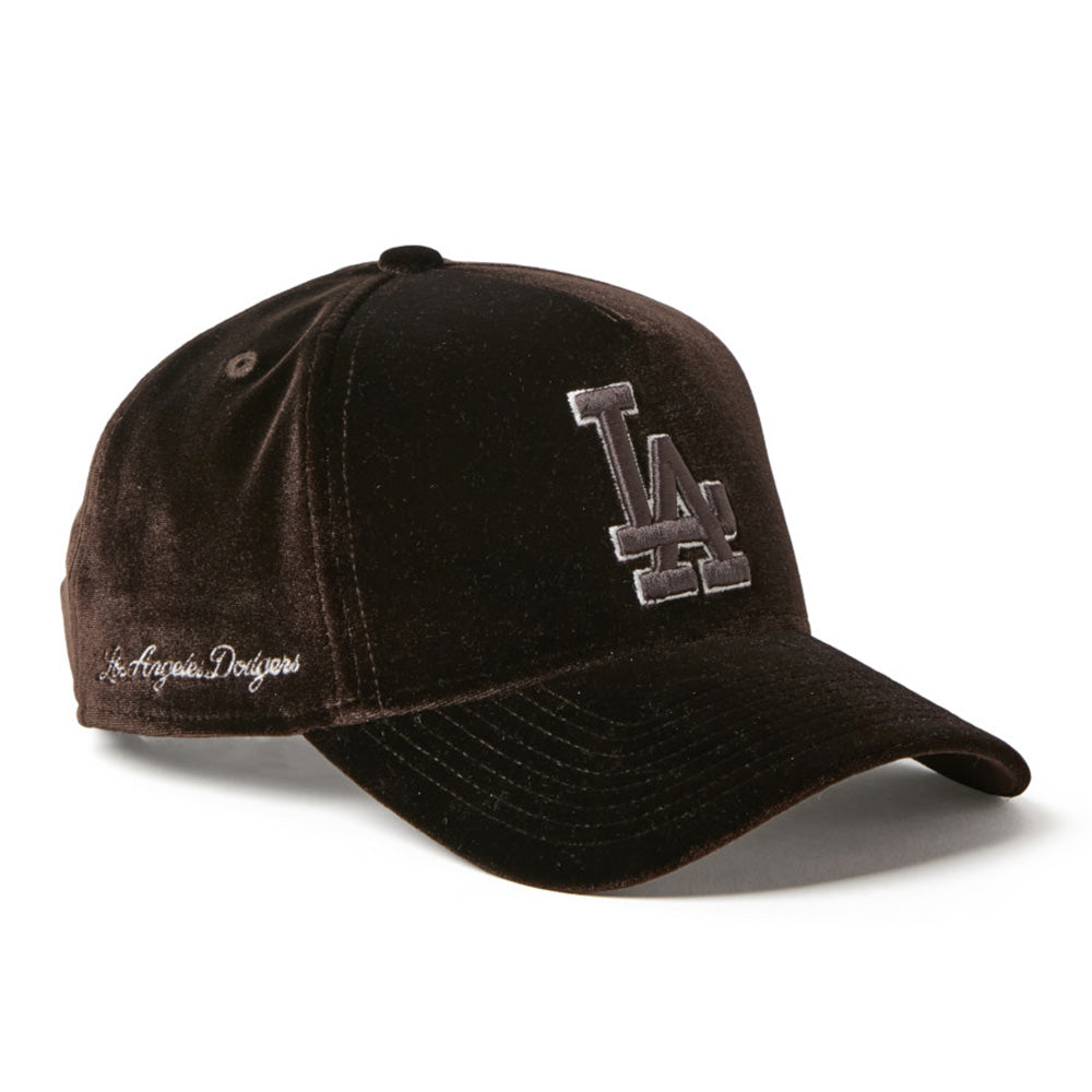New Era Los Angeles Dodgers Velvet Brown 9FORTY A-Frame Adjustable Cap