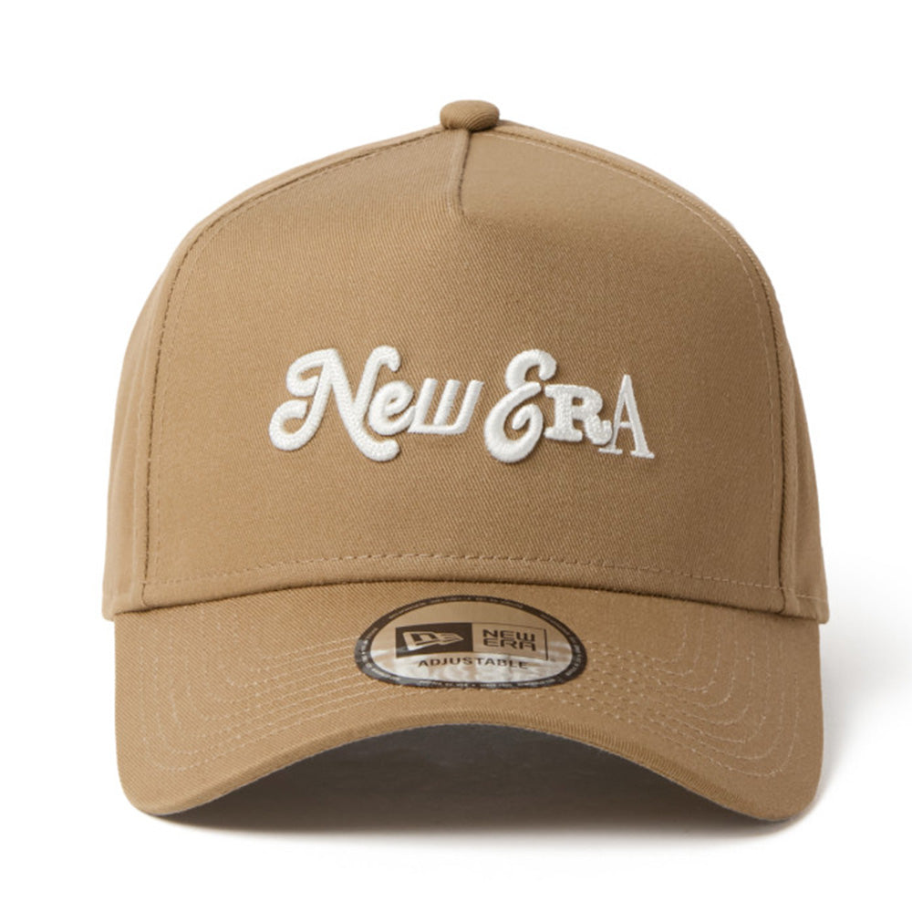New Era Compilation Logo Khaki 9FORTY A-Frame Adjustable Cap