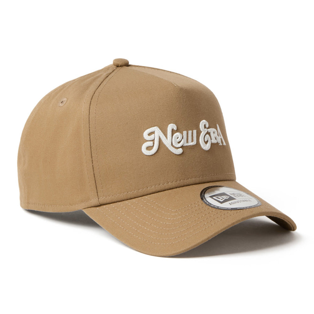 New Era Compilation Logo Khaki 9FORTY A-Frame Adjustable Cap