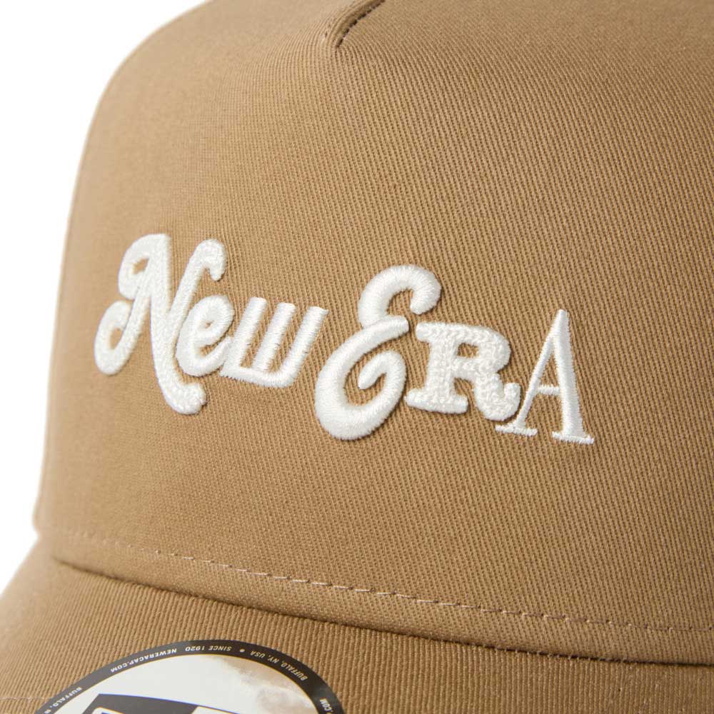 New Era Compilation Logo Khaki 9FORTY A-Frame Adjustable Cap