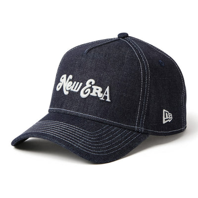 New Era Compilation Logo Navy 9FORTY A-Frame Adjustable Cap