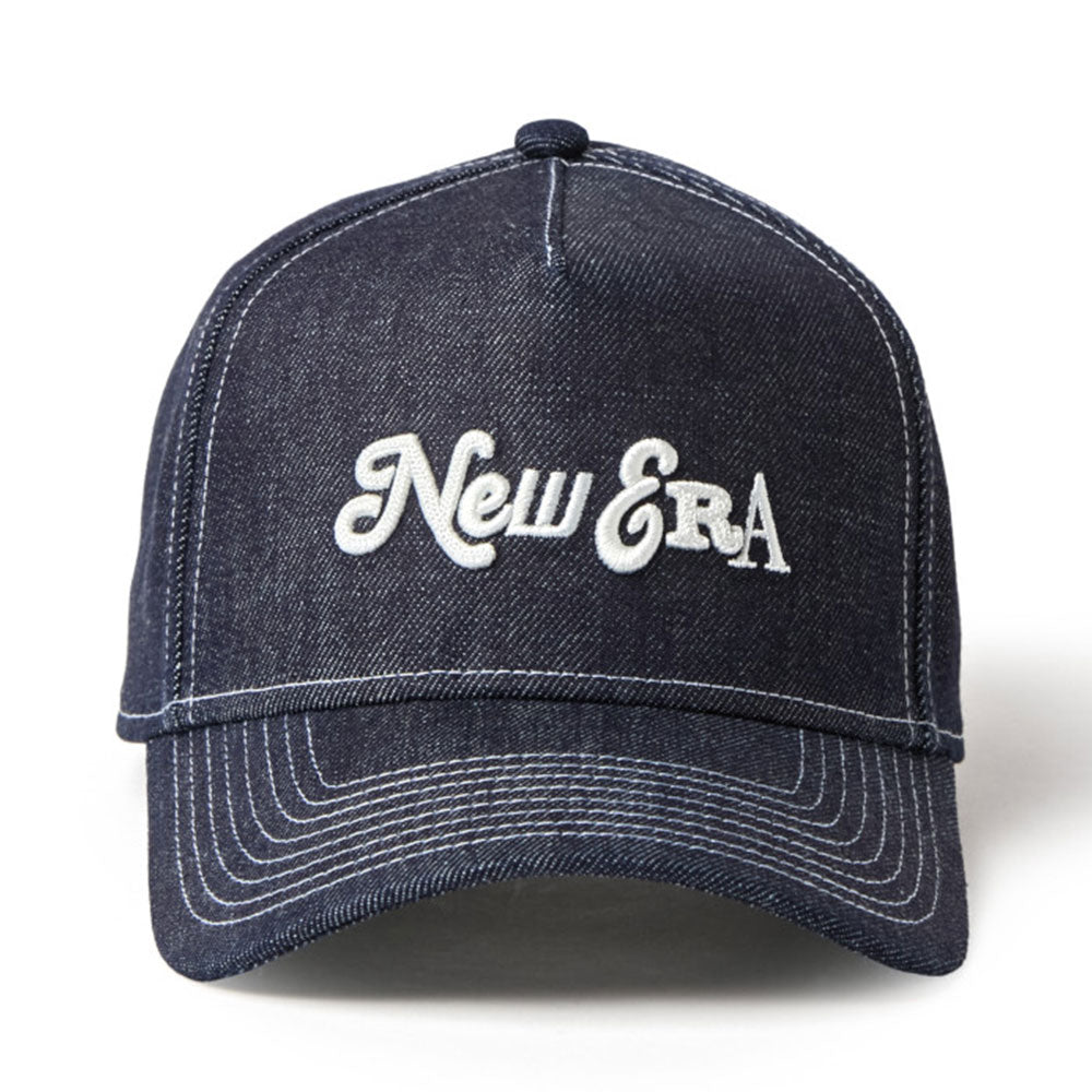 New Era Compilation Logo Navy 9FORTY A-Frame Adjustable Cap