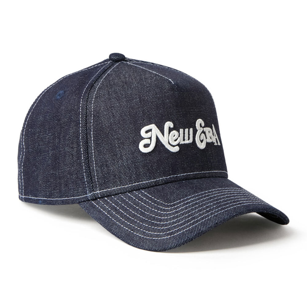 New Era Compilation Logo Navy 9FORTY A-Frame Adjustable Cap