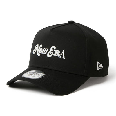 New Era Compilation Logo Black 9FORTY A-Frame Adjustable Cap