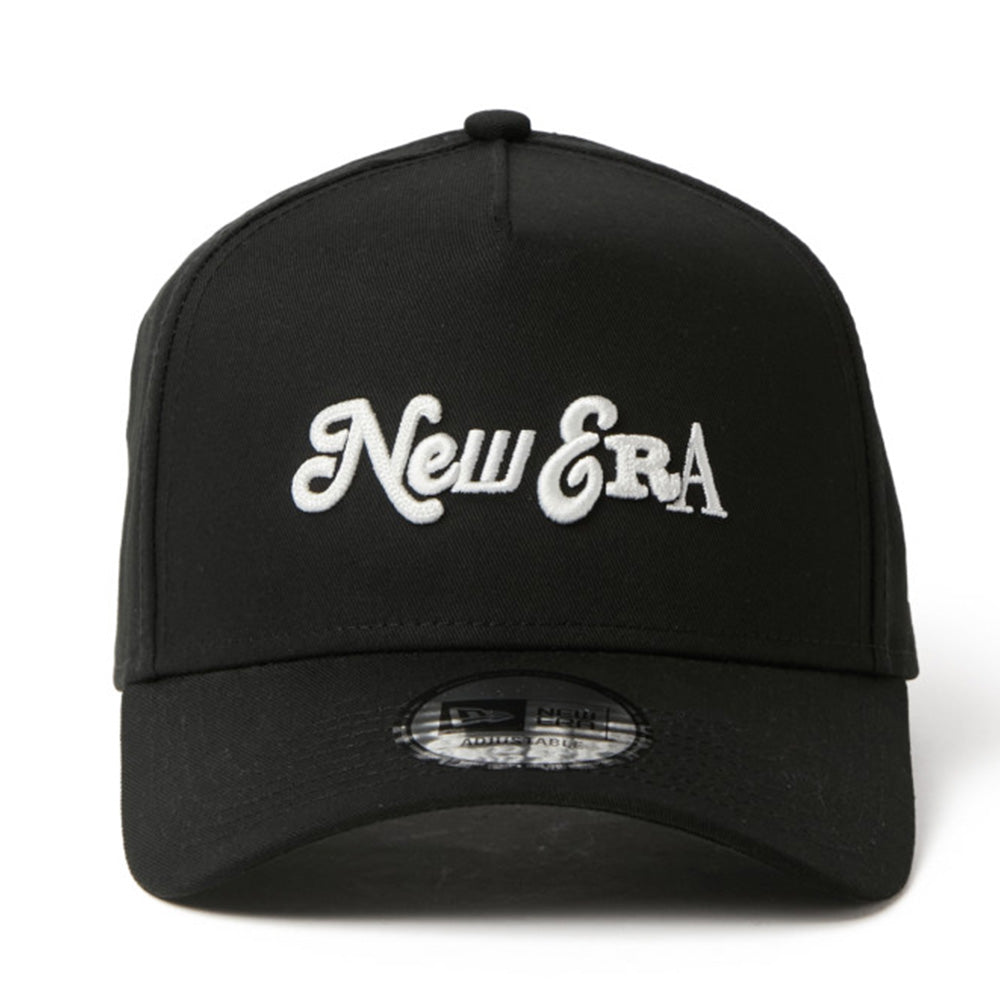 New Era Compilation Logo Black 9FORTY A-Frame Adjustable Cap