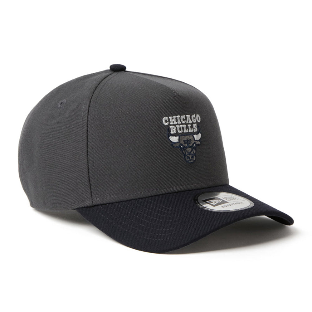 New Era Chicago Bulls Two Tone Grey Navy 9FORTY A-Frame Adjustable Cap