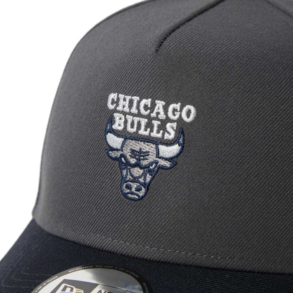 New Era Chicago Bulls Two Tone Grey Navy 9FORTY A-Frame Adjustable Cap