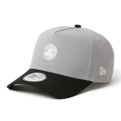 New Era Boston Celtics Two Tone Grey Black 9FORTY A-Frame Adjustable Cap