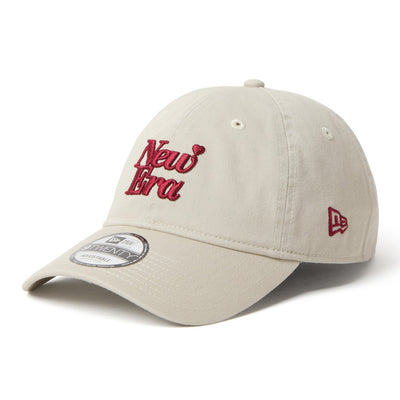 New Era Wordmark Logo With Heart Stone 9TWENTY Adjustable Cap