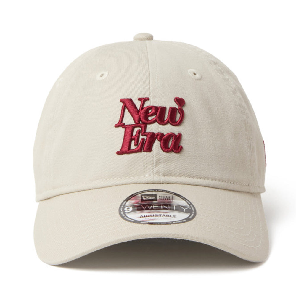 New Era Wordmark Logo With Heart Stone 9TWENTY Adjustable Cap