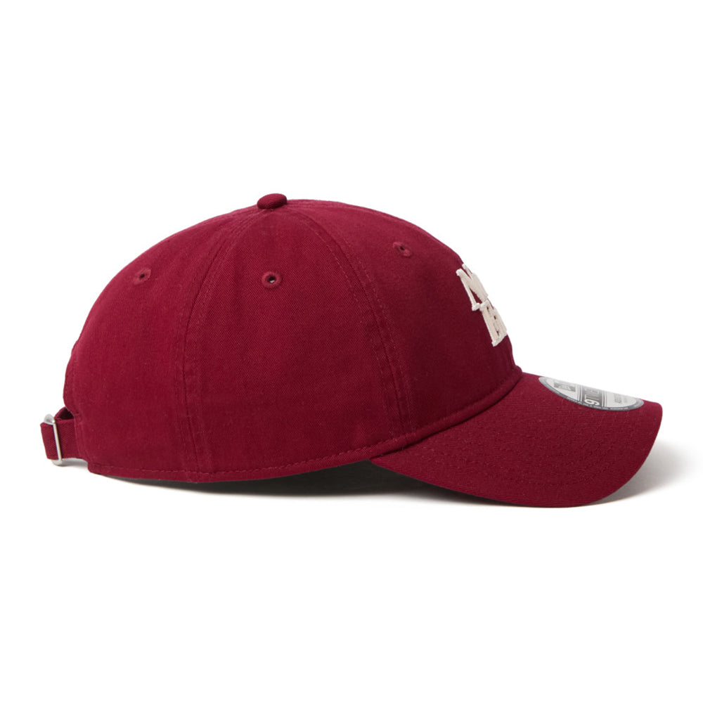 New Era Wordmark Logo With Heart Red 9TWENTY Adjustable Cap