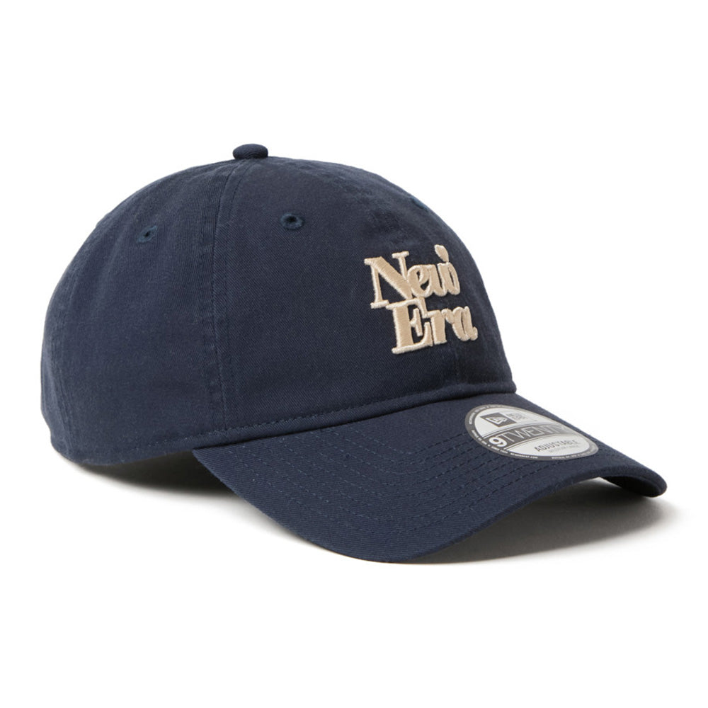 New Era Wordmark Logo With Heart Navy 9TWENTY Adjustable Cap