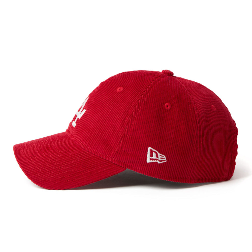 New Era Los Angeles Dodgers Corduroy Scarlet 9TWENTY Adjustable Cap