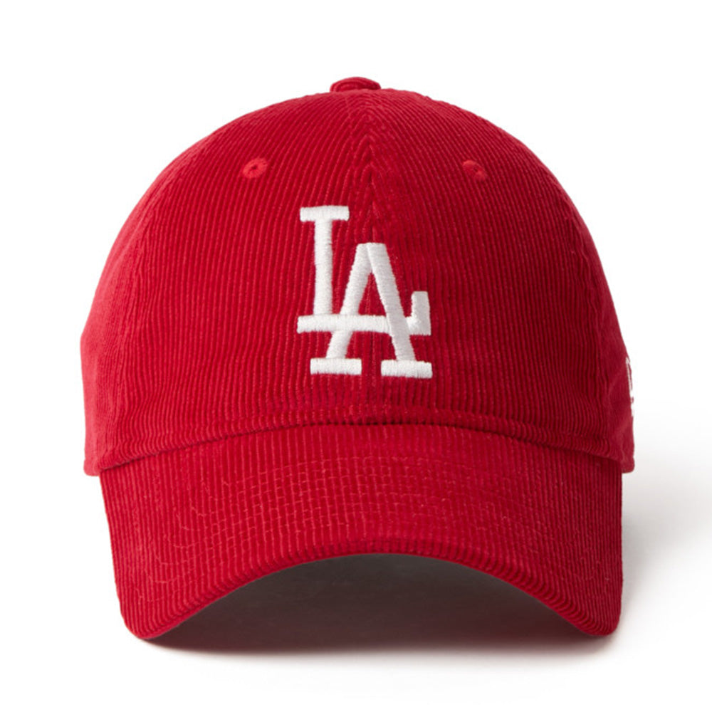 New Era Los Angeles Dodgers Corduroy Scarlet 9TWENTY Adjustable Cap
