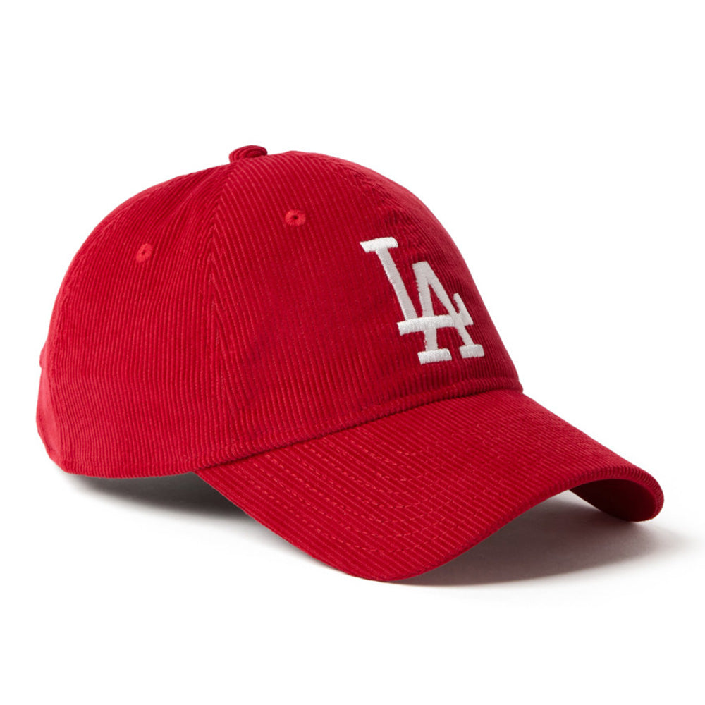 New Era Los Angeles Dodgers Corduroy Scarlet 9TWENTY Adjustable Cap