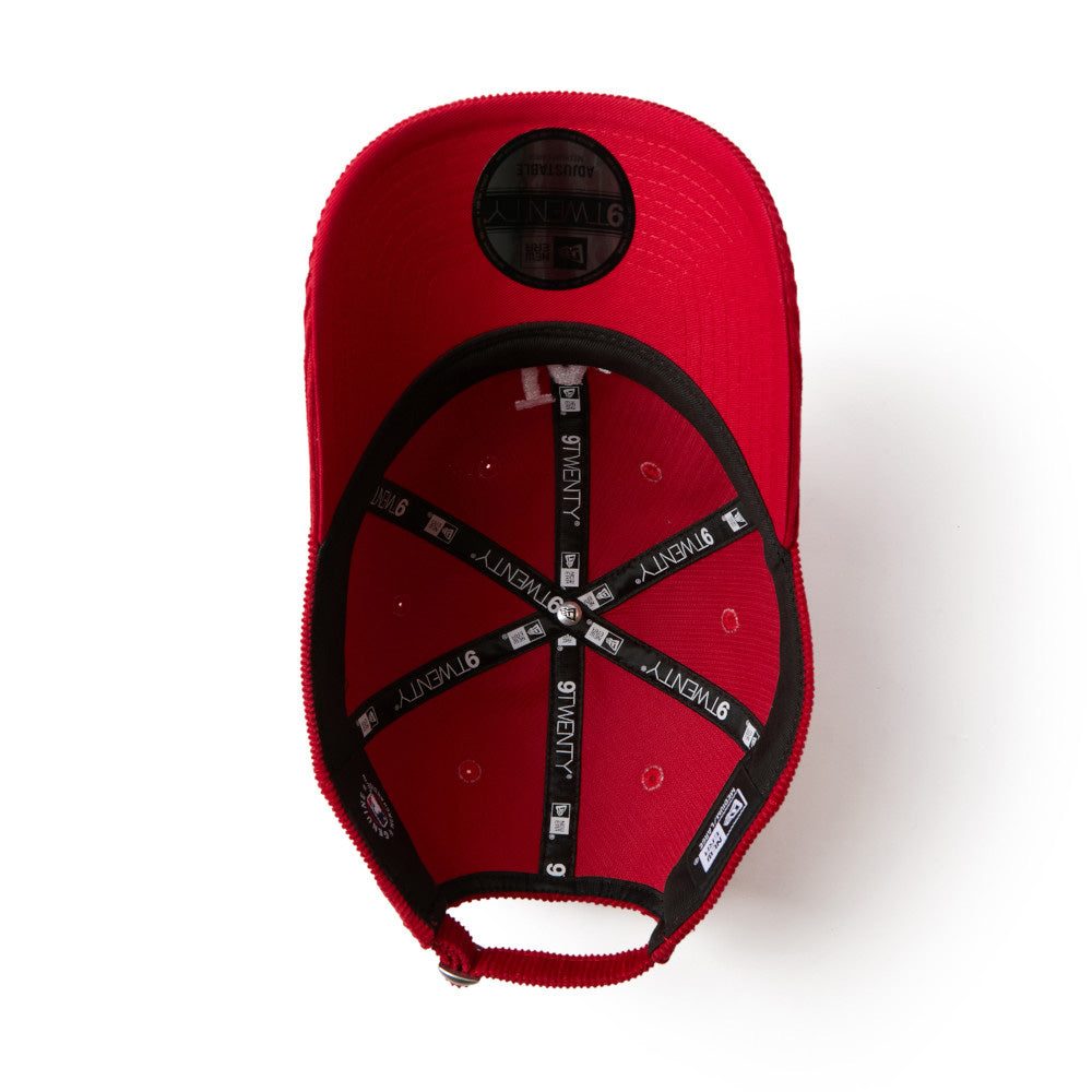 New Era Los Angeles Dodgers Corduroy Scarlet 9TWENTY Adjustable Cap