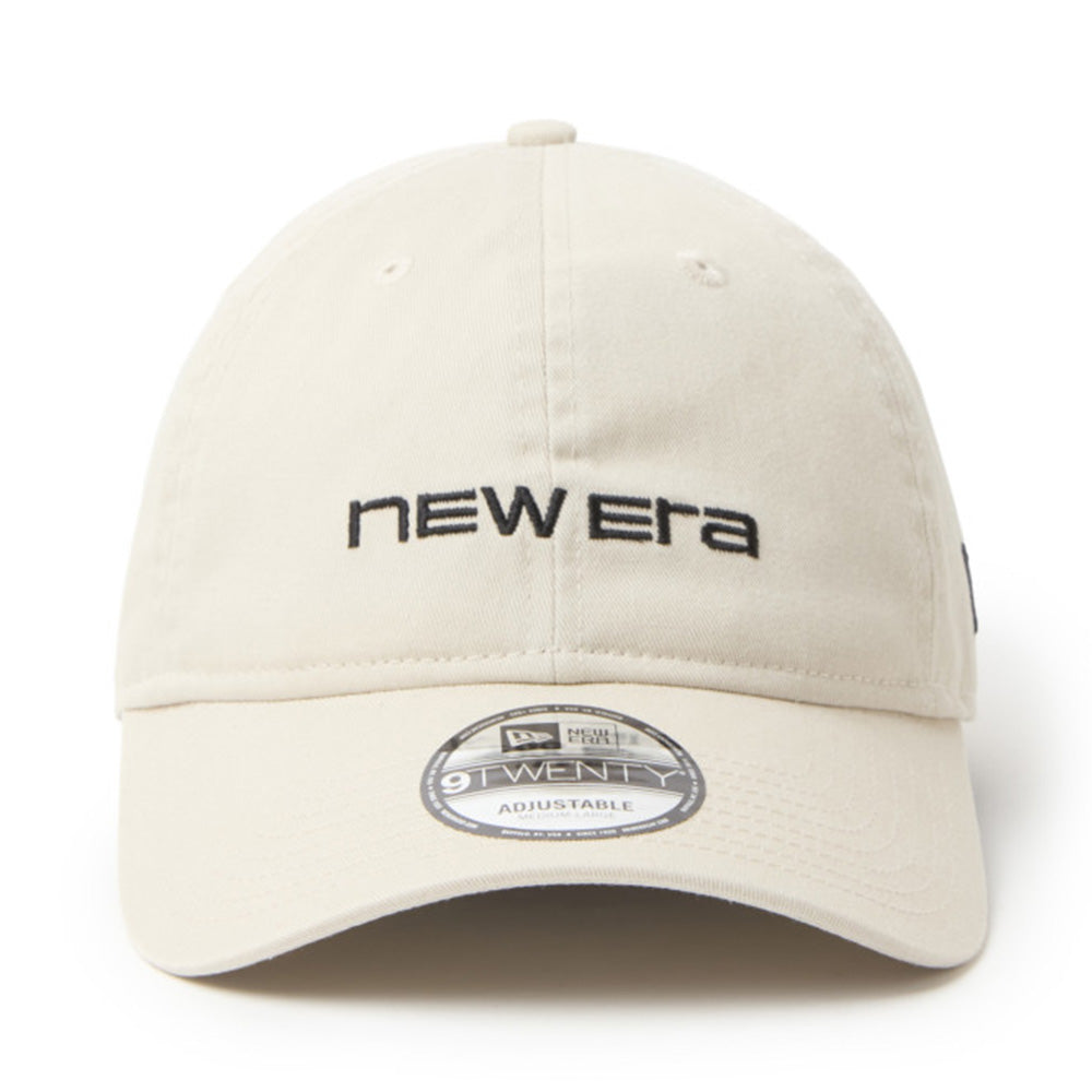 New Era Wordmark Logo Stone 9TWENTY Adjustable Cap