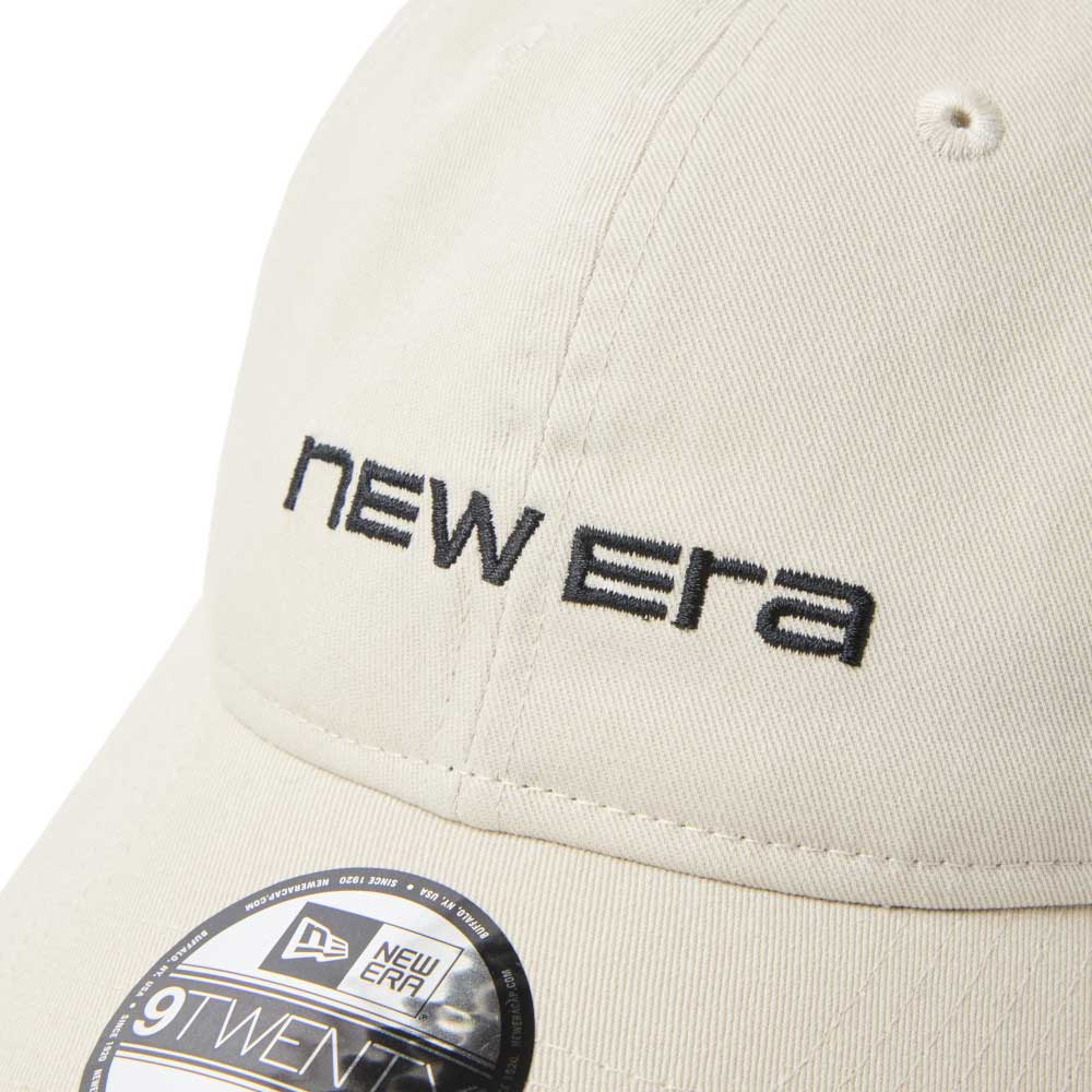 New Era Wordmark Logo Stone 9TWENTY Adjustable Cap