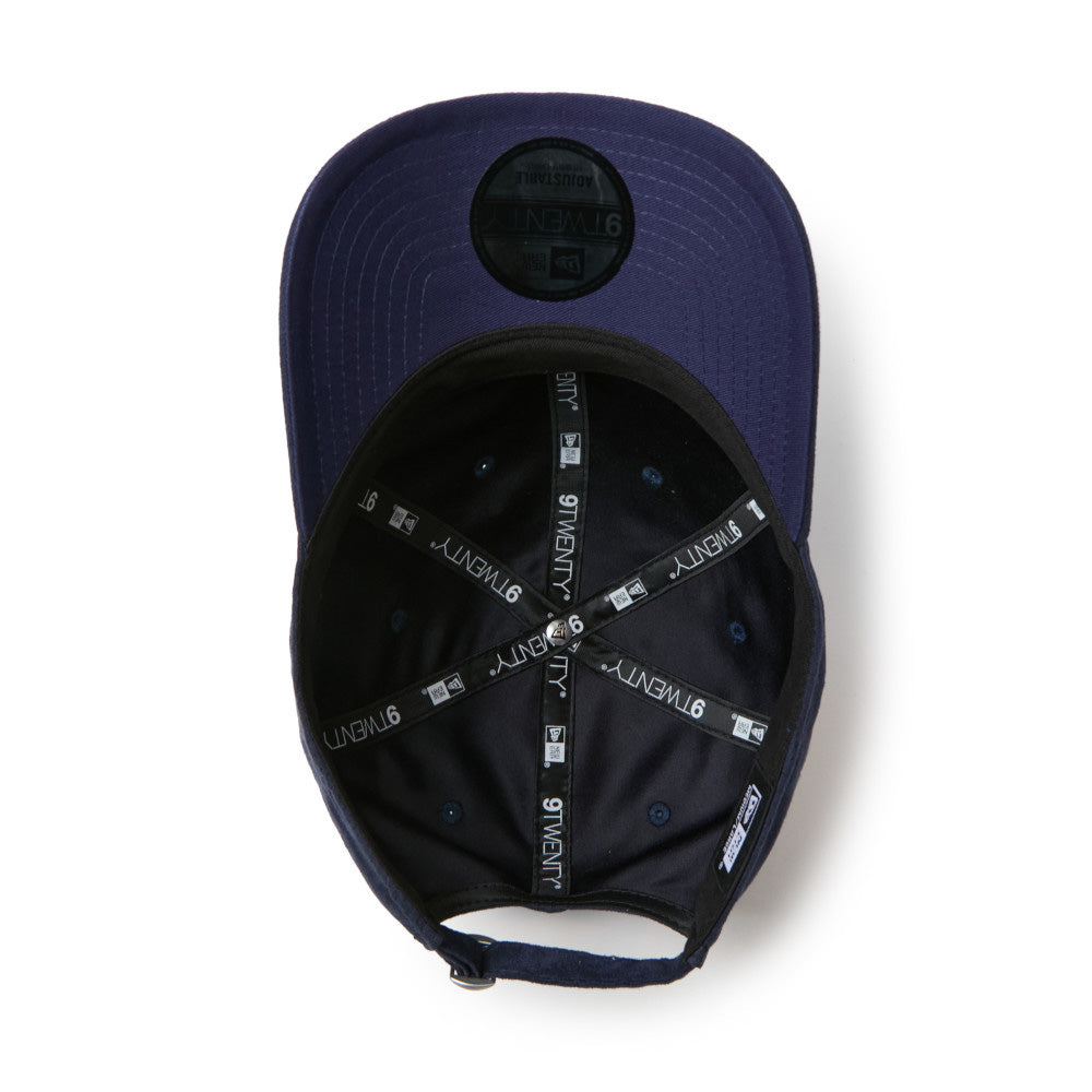 New Era Basic Synthetic Suede Navy 9TWENTY Adjustable Cap