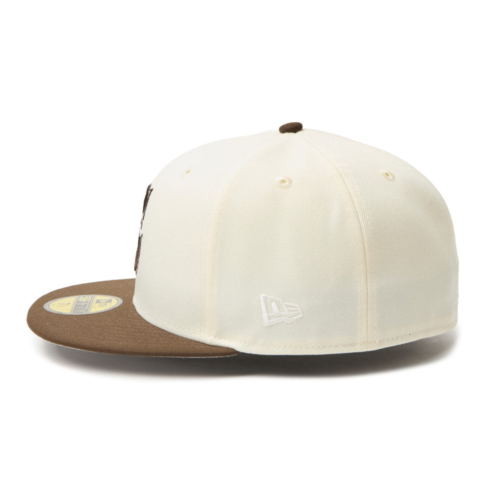 New Era Seattle Mariners Two Tone Chrome White Walnut 59FIFTY Fitted Cap