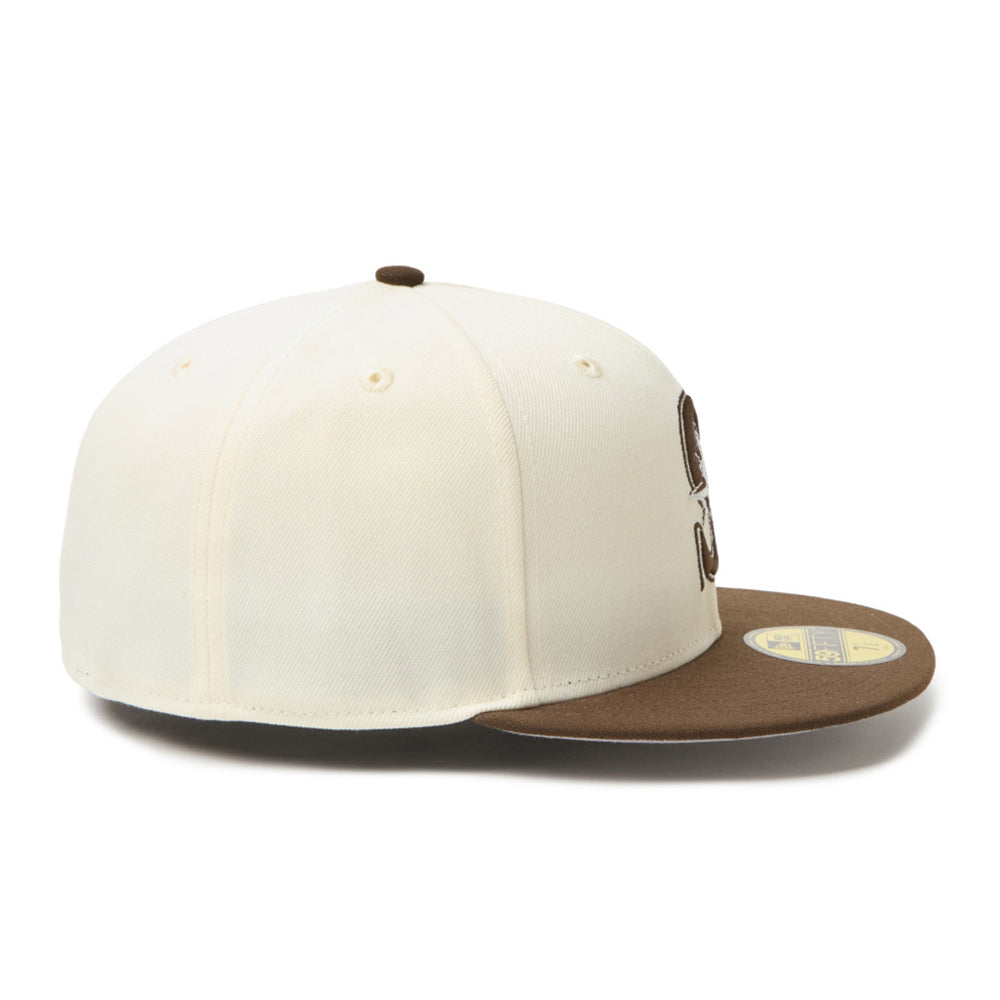 New Era Seattle Mariners Two Tone Chrome White Walnut 59FIFTY Fitted Cap