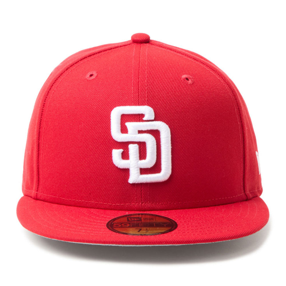 New Era San Diego Padres MLB Scarlet 59FIFTY Fitted Cap