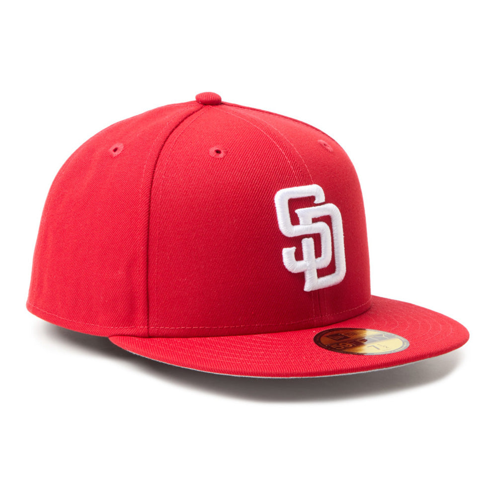 New Era San Diego Padres MLB Scarlet 59FIFTY Fitted Cap