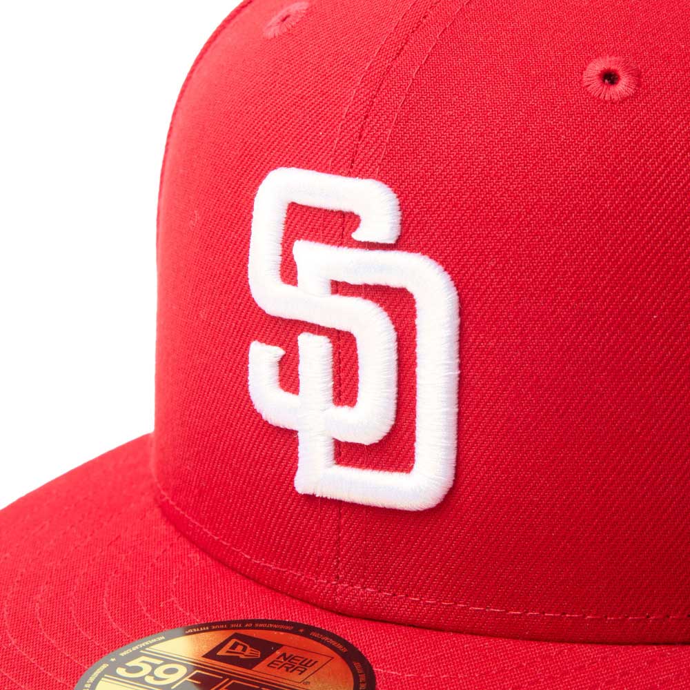 New Era San Diego Padres MLB Scarlet 59FIFTY Fitted Cap