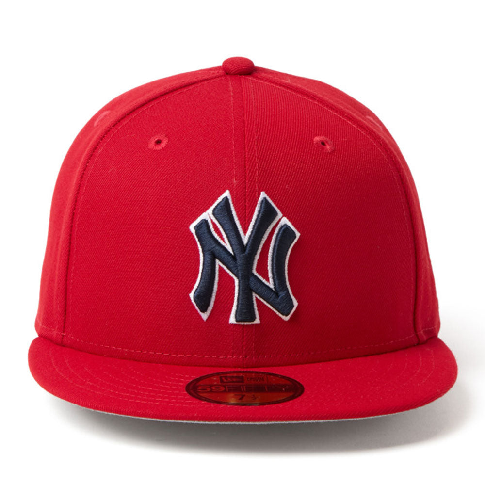 New Era New York Yankees MLB Scarlet 59FIFTY Fitted Cap