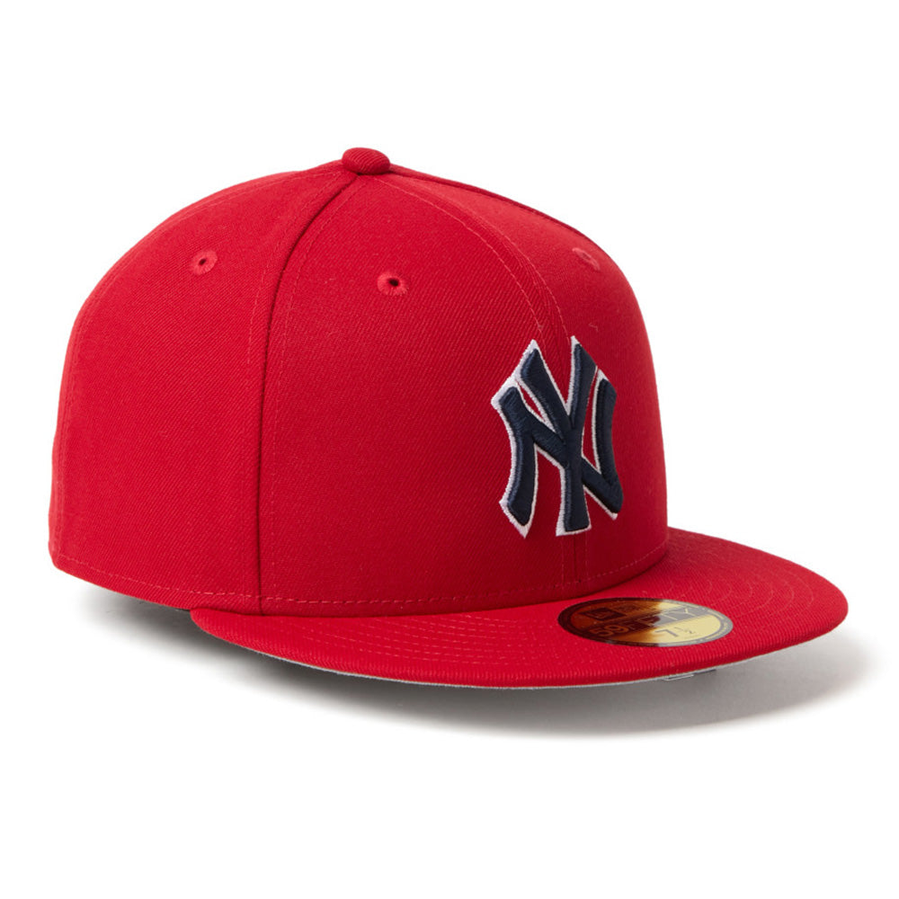 New Era New York Yankees MLB Scarlet 59FIFTY Fitted Cap