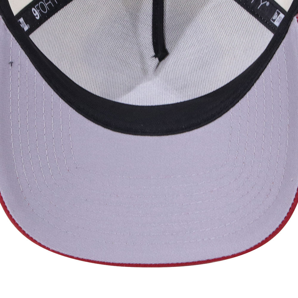 New Era PH Script Independence Day 2026 Two Tone Chrome White and Dark Red 9FORTY Adjustable Cap (PH EXCLUSIVE)