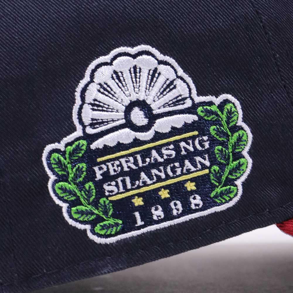 New Era PH Script Independence Day 2026 Two Tone Navy and Dark Red 9TWENTY Adjustable Cap (PH EXCLUSIVE)