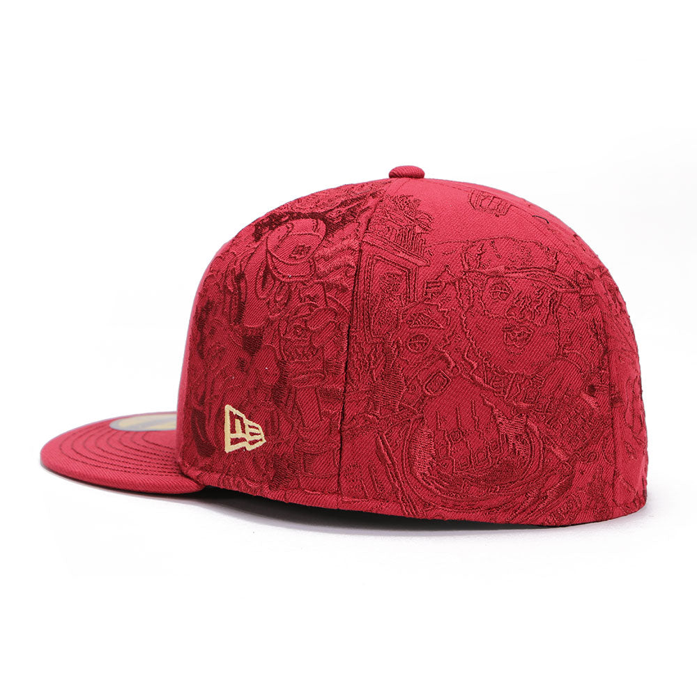New Era Philippines CO11ECTIVE Dark Red 59FIFTY Fitted Cap (LIMITED AND PH EXCLUSIVE)