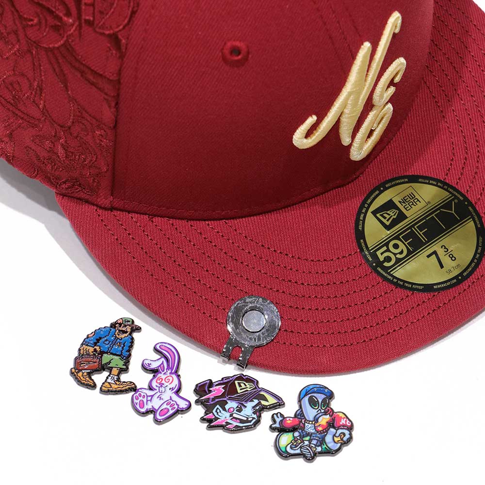 New Era Philippines CO11ECTIVE Dark Red 59FIFTY Fitted Cap (LIMITED AND PH EXCLUSIVE)