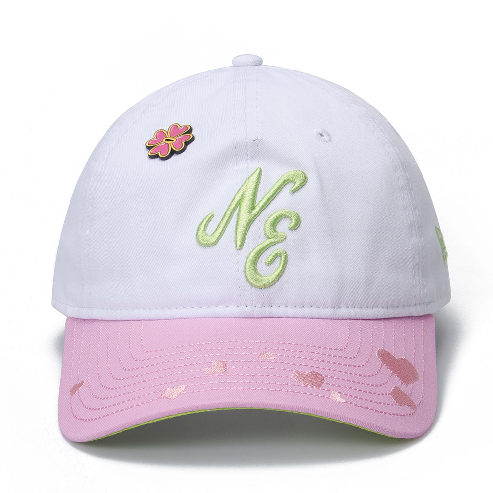 New Era x Demon Slayer Mitsuri White Pink 9TWENTY Adjustable Cap (PH EXCLUSIVE)