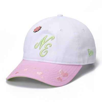 New Era x Demon Slayer Mitsuri White Pink 9TWENTY Adjustable Cap (PH EXCLUSIVE)