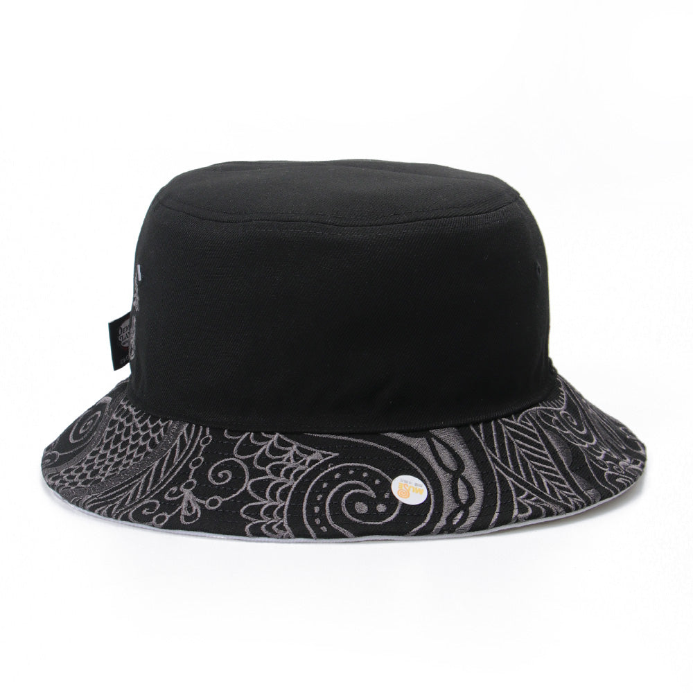 New Era x Demon Slayer Muzan Black Reversible Bucket Hat (PH EXCLUSIVE)