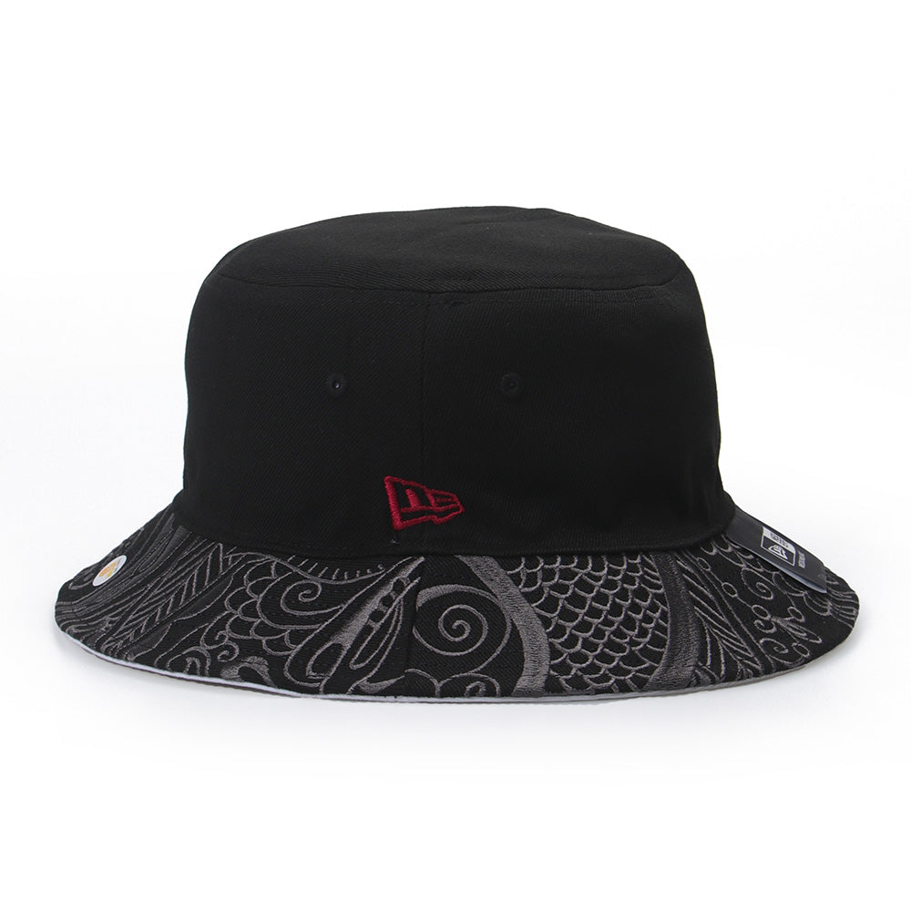 New Era x Demon Slayer Muzan Black Reversible Bucket Hat (PH EXCLUSIVE)