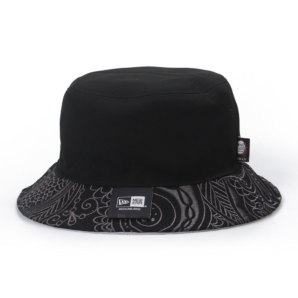 New Era x Demon Slayer Muzan Black Reversible Bucket Hat (PH EXCLUSIVE)