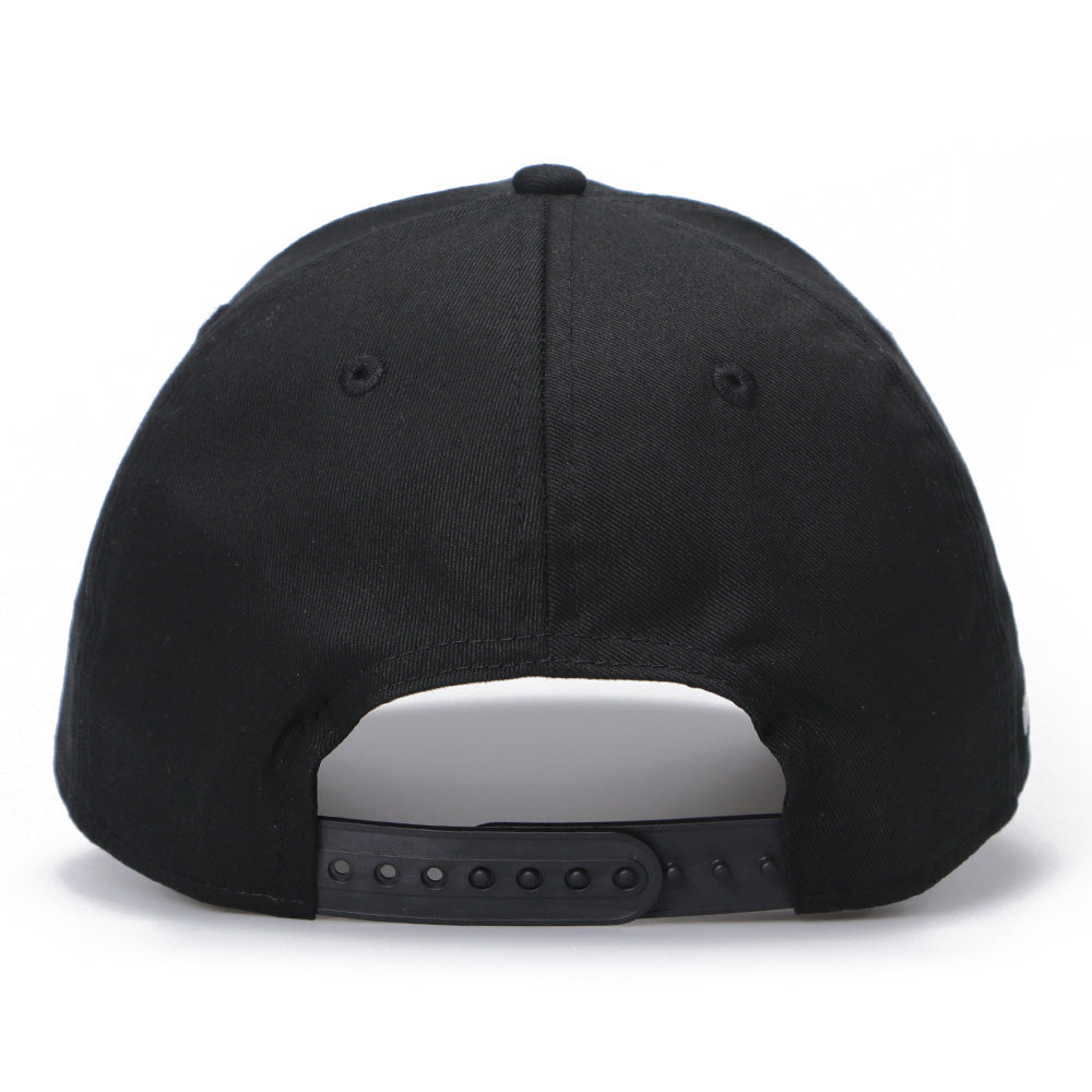 New Era Legacy Club Academy Wordmark Logo Black 9FORTY Adjustable Cap