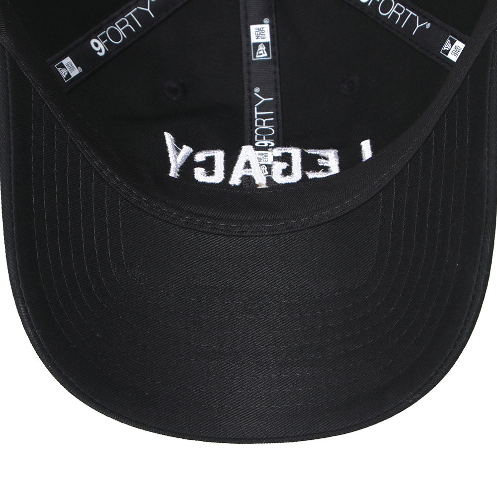 New Era Legacy Club Academy Wordmark Logo Black 9FORTY Adjustable Cap
