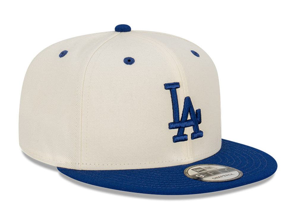 Los Angeles Dodgers MLB Two Tone Chrome White 9FIFTY Adjustable Cap