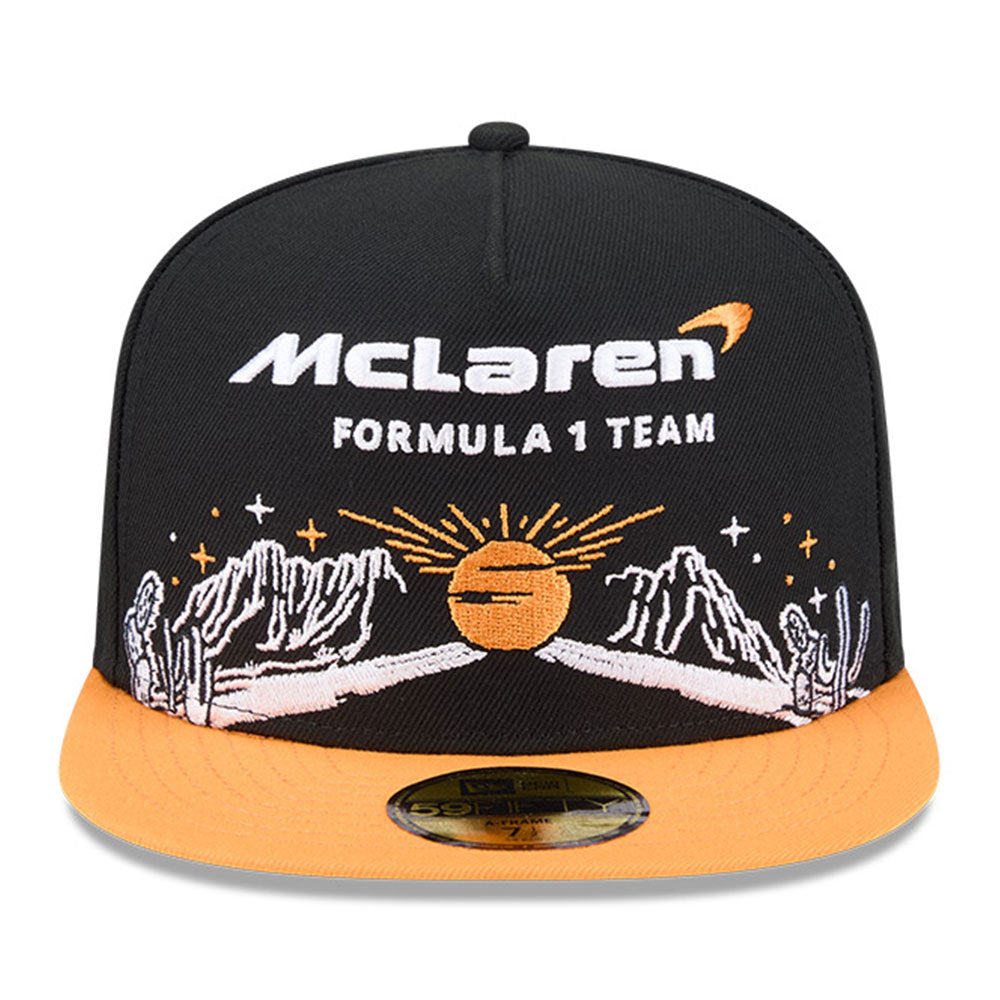 New Era McLaren Racing Black Orange 59FIFTY Fitted Cap