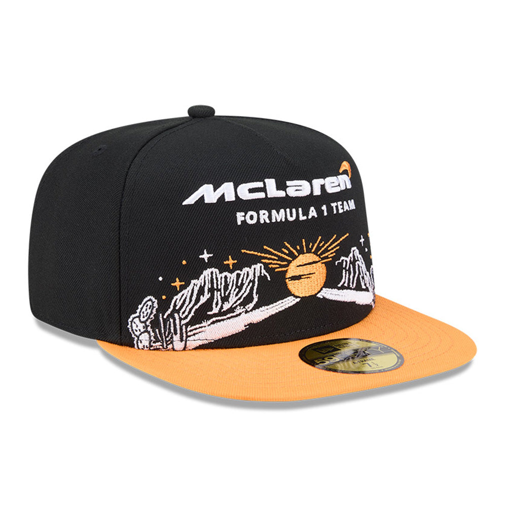 New Era McLaren Racing Black Orange 59FIFTY Fitted Cap