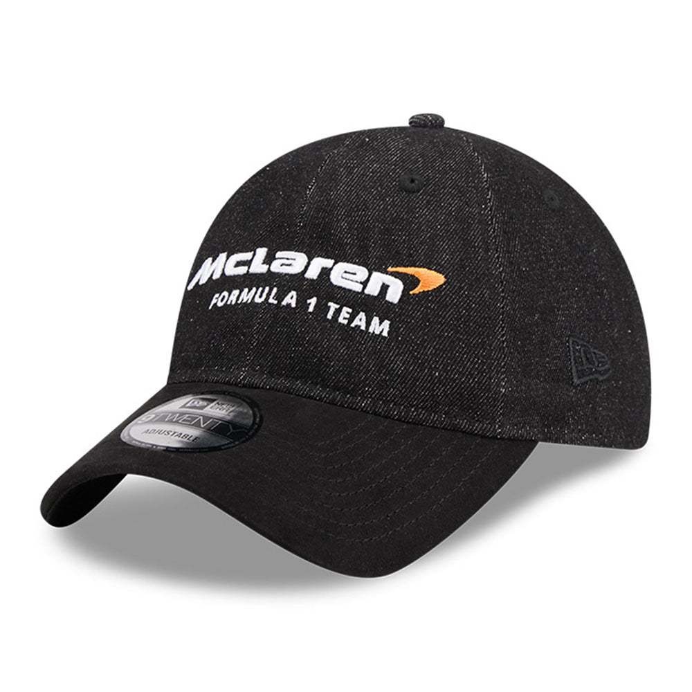New Era McLaren Racing Black 9TWENTY Adjustable Cap