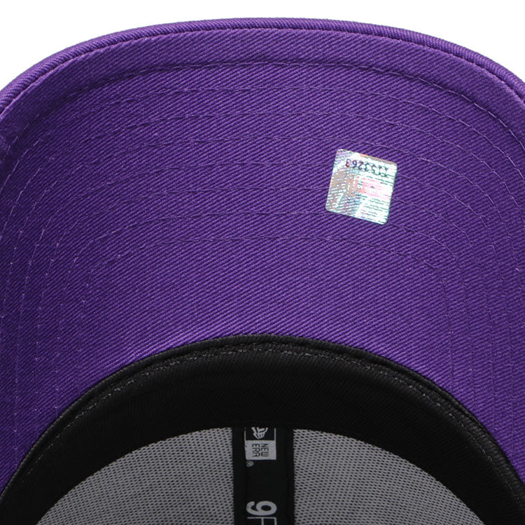 New Era Aprilia Piaggio Contrast Visor Black Purple 9FORTY Adjustable Cap